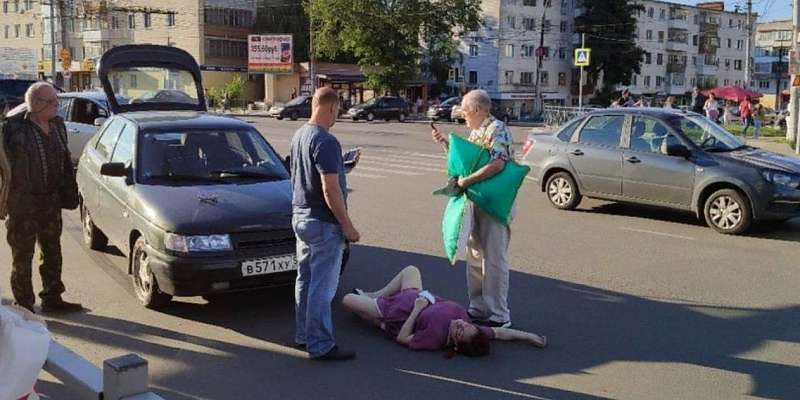 В Орле машина сбила женщину на пешеходном переходе
