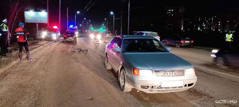 В Орле на Наугорке иномарка наехала на велосипедиста