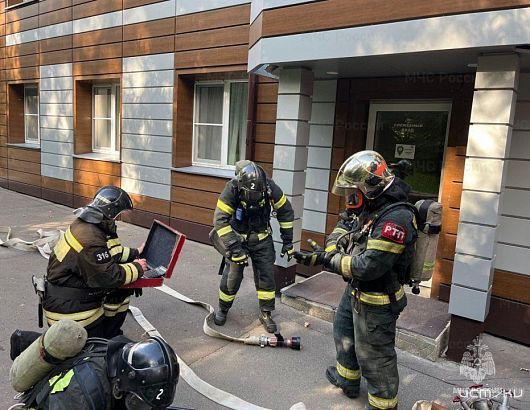 Орловские спасатели потушили условный пожар в парке-отеле «Мечта»