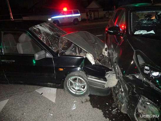 На Знаменке ВАЗ с молодёжью попал в ДТП