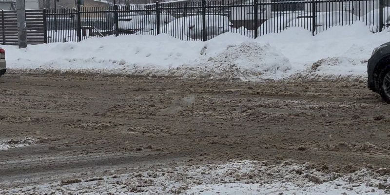 Очередное испытание Орла снегом.