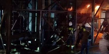 В селе Дубовик Орловской области этой ночью горела зерносушилка