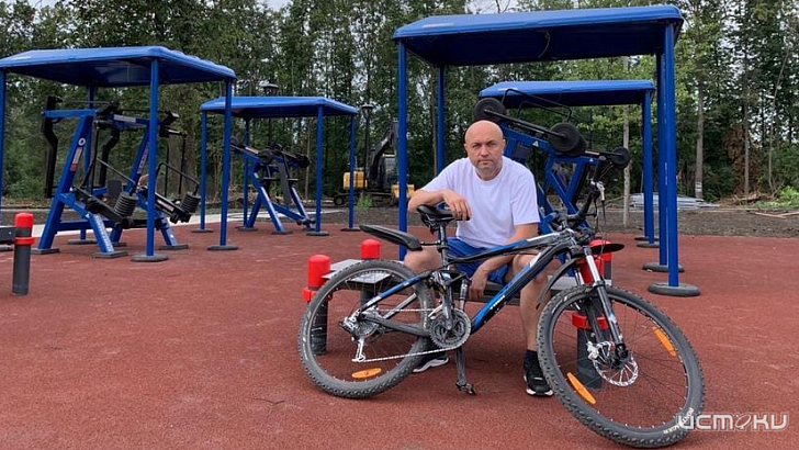 Юрий Парахин проверил велодорожки в Парке Победы и сообщил о создании велоинфраструктуры в Орле
