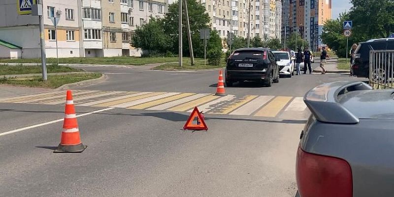 дтп В Орле иномарка сбила подростка на пешеходном переходе