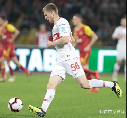 «Спартак» одержал разгромную победу над «Рубином». Орловчане Гапонов и Селихов вышли в старте