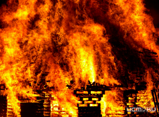 В первый день Нового года под Орлом в пожаре погибла пенсионерка