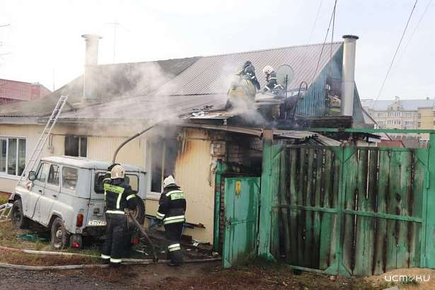 В Орле в своем доме сгорел мужчина