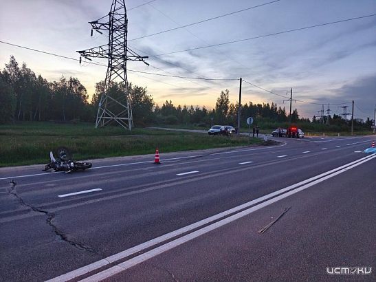 Водитель мотоцикла погиб в ДТП в Орловской области 