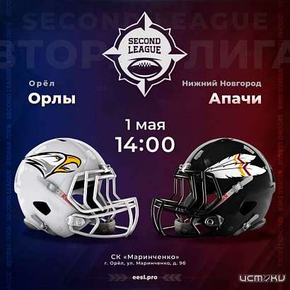 В Орле 1 мая пройдут первые официальные соревнования по Американскому футболу