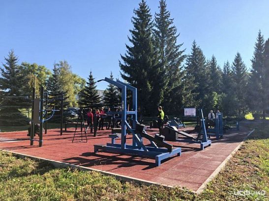 В Мценске появилась спортплощадка для сдачи норм ГТО