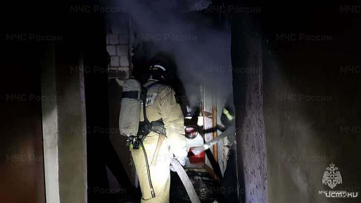 В Ливенском районе в своём доме сгорел мужчина