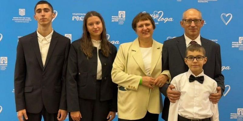 многодетная семья  Орловская семья победила во Всероссийском конкурсе «Семья года»