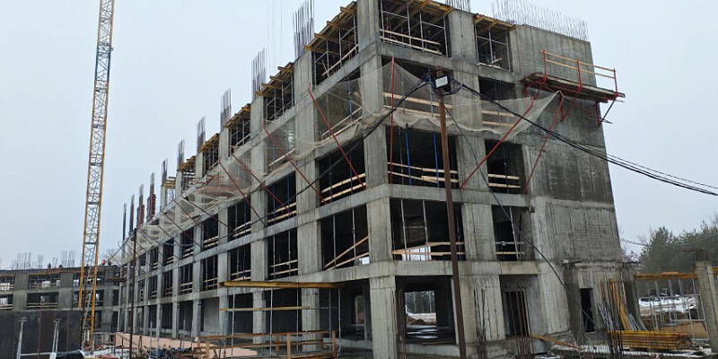 Общая строительная готовность межвузовского кампуса в Орле составляет 8%