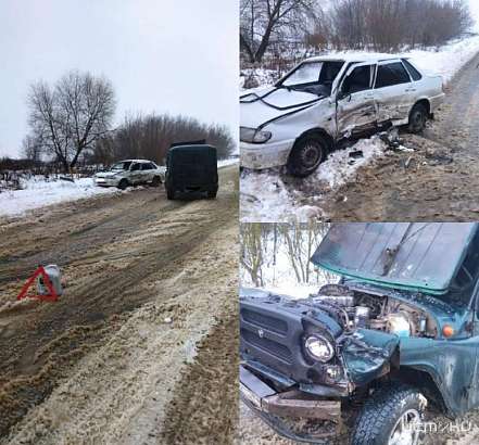 Под Орлом на заснеженной трассе произошла страшная авария