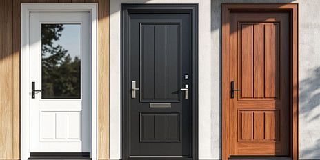 Плюсы и минусы входных пластиковых дверей по сравнению с металлическими и деревянными