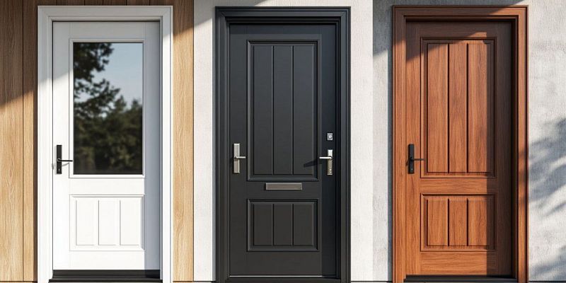 Плюсы и минусы входных пластиковых дверей по сравнению с металлическими и деревянными