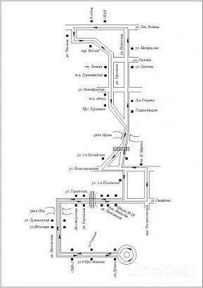 СХЕМА маршрута № 76
