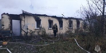 пожар Утром в Орловском районе при пожаре пострадал человек