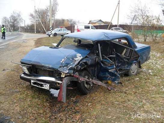 В Орловской области автоледи выехала на встречку