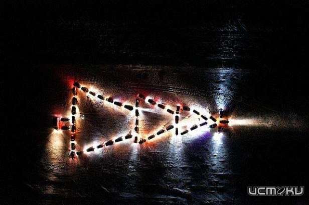 Глазами очевидцев: силами орловских автолюбителей на взлетной полосе орловского аэропорта