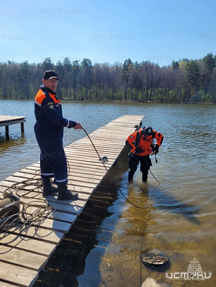 Орловские спасатели обследуют водоемы перед началом купального сезона