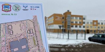 Территория новой орловской школы 53 обзавелась топографической картой