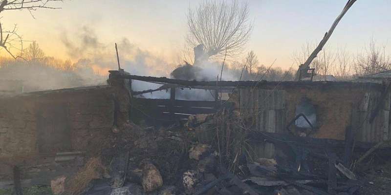 Ночью под Орлом погиб в огне 50-летний мужчина