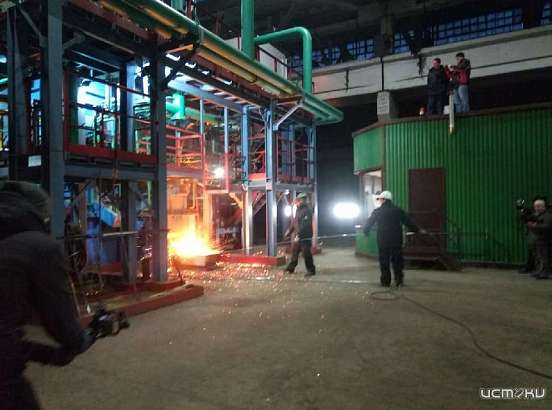 Во Мценске тестируют уникальную металлургическую печь