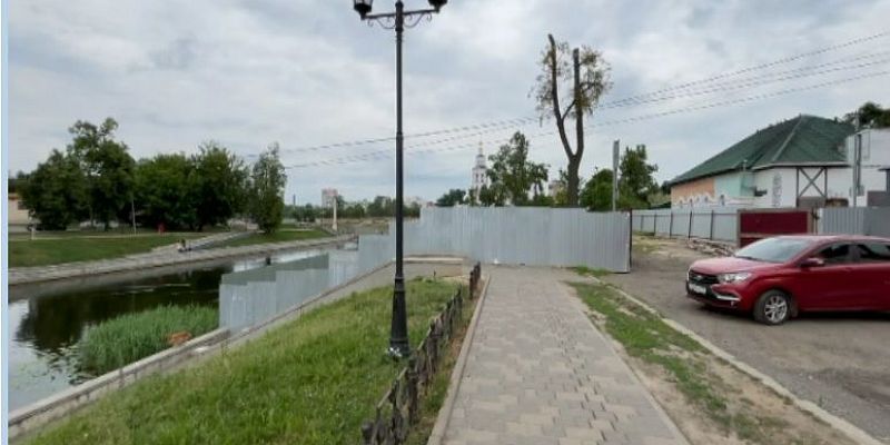 В Орле остановились работы на стройке мемориального комплекса "Судбищенская битва"
