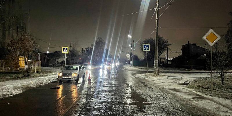 В Орле пенсионер на иномарке сбил ребенка на пешеходном переходе
