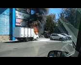 В Орле возле “Атолла” сгорела ГАЗель