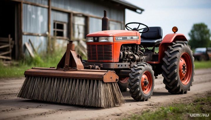 Щетки для тракторов и минитракторов: особенности и характеристики конструкций, как выбрать