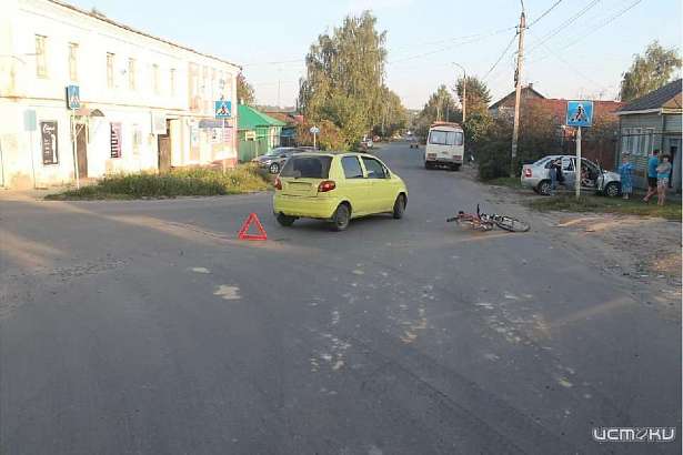В Орловской области автоледи сбила велосипедистку