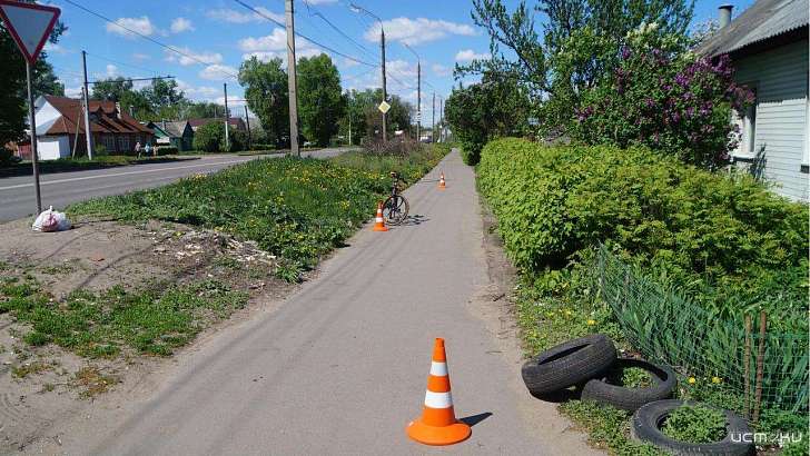 В Орле пенсионер попал в больницу из-за резвого подростка на велосипеде