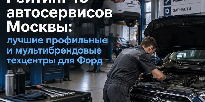 Рейтинг 10 автосервисов Москвы: лучшие профильные и мультибрендовые техцентры для Форд