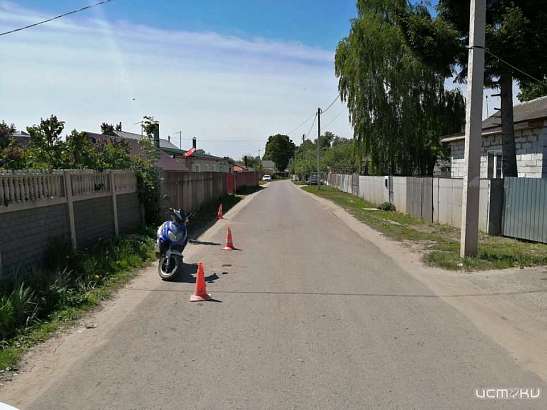 Под Орлом скутер наехал на ребёнка