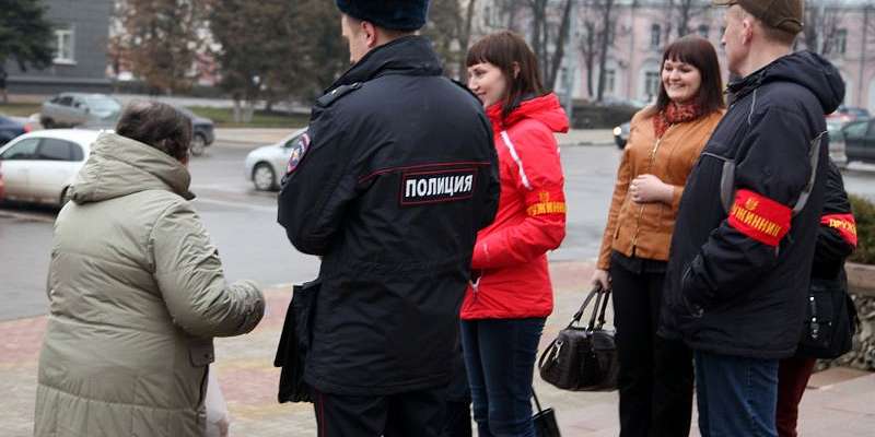 Орловские дружинники пресекли почти сотню правонарушений