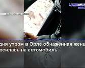 В Орле обнаженная женщина набросилась на машину, а в Нарышкино встал мусорный завод