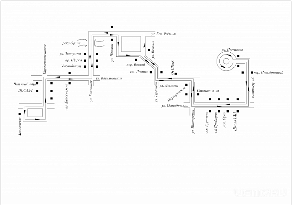 СХЕМА маршрута № 12