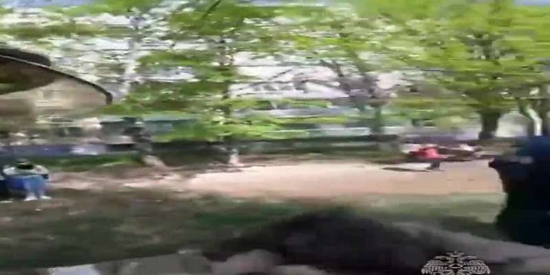 Во Мценске сотрудники в горящем мусоре нашли живого ёжика