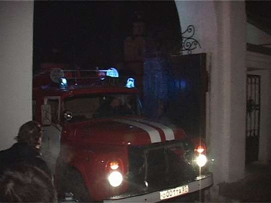 Пожар в монастыре