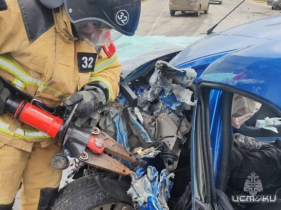 В Свердловском районе произошло серьезное ДТП