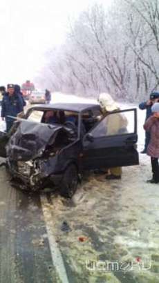 Столкновение «Mitsubishi» и «ВАЗа» в Орловской области