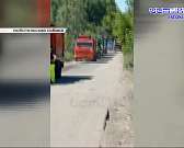 Видео: в Орле снова собираются очереди из мусоровозов