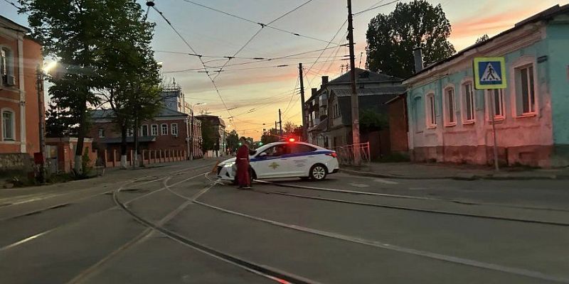 На улице Пушкина оборвались трамвайные провода: движение перекрыто 