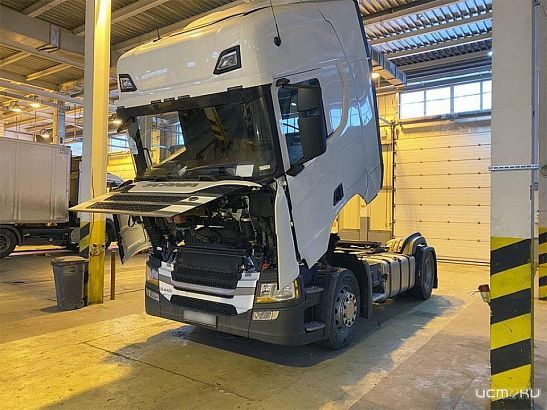 Черный дым из выхлопа Scania