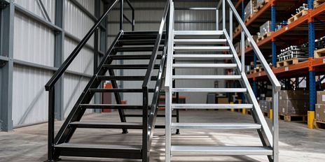 Цельносварная или сборно-разборная лестница: в чём принципиальная разница и что выбрать для склада