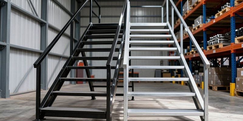 Цельносварная или сборно-разборная лестница: в чём принципиальная разница и что выбрать для склада