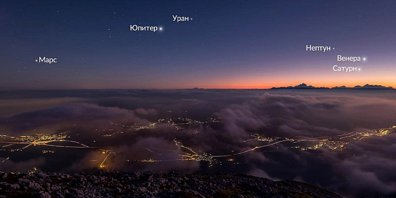 Орловчане увидят парад планет 28 февраля