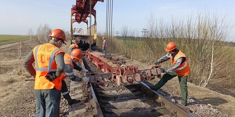 Более 12 км пути отремонтировано на МЖД в Орловской области с начала ремонтно-путевой кампании